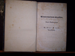 Brockhaus Conversations - Lexikon 1843 (Neunte Originalauflage) Erster Band "A Bis Balbuena". Real-Encyklopadie - Brockhaus