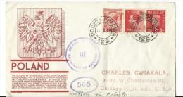 1944-46. POLISH FORCES IN ITALY. FIELD POST OFFICE 122. CENSOR  111 & 565. - Covers & Documents