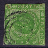 Danmark: 1854 Mi Nr 5 Yv Nr 5 Used - Usati