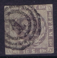 Danmark: 1854 Mi Nr 6  Yv Nr 6 Used - Gebruikt