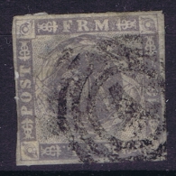 Danmark: 1854 Mi Nr 6  Yv Nr 6 Used - Gebruikt