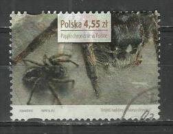 POLAND 2013 - ENDANGERED SPIDER - USED OBLITERE GESTEMPELT USADO - Oblitérés