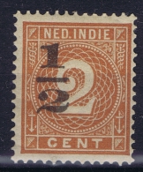 Dutch East Indies: NVPH Nr 38 Fb Verschoven Opdruk/moved Surcharge MNH/** - Nederlands-Indië