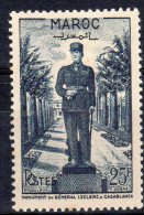 MAROC - 1951: "Gal Leclerc" - N° 301* - Unused Stamps