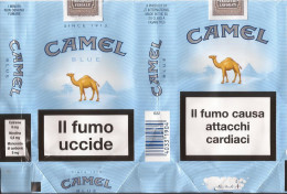 TABACCO - CAMEL COLLECTORS -  CAMEL BLUE  - EMPTY SOFT PACK ITALY - - Schnupftabakdosen (leer)