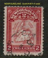 NEWFOUNDLAND    Scott  # 86 F-VF USED - 1908-1947