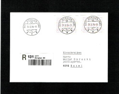 LETTRE 31.12.1994.Oblitérèe . BÜRGLEN.Pour BASEL .Nr ATM TYPE 9. - Francobolli Da Distributore