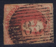Belgium: 1861  OBP Nr 12  Used / Obl - 1858-1862 Medaglioni (9/12)