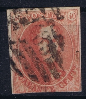 Belgium: 1861  OBP Nr 12  Used / Obl - 1858-1862 Medaillons (9/12)