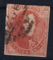 Belgium: 1861  OBP Nr 12  Used / Obl - 1858-1862 Médaillons (9/12)