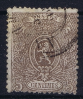 Belgium: 1866  OBP Nr 25 Used  Obl   Signed/ Signé/signiert/ Approvato - 1866-1867 Blasón
