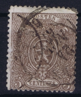 Belgium: 1866  OBP Nr 25 Used  Obl - 1866-1867 Kleine Leeuw