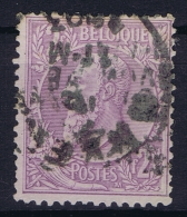 Belgium:   OBP Nr 52 Used Obl - 1884-1891 Leopoldo II