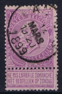 Belgium:   OBP Nr 66 Used Obl - 1893-1900 Fijne Baard