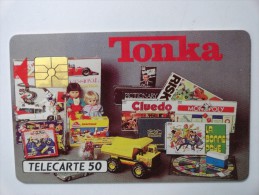 TONKA FRANCE JEUX USED CARD - Privées