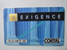 RARE: CORTAL EXIGENCE USED CARD ISSUE 1000 EXP - Telefoonkaarten Voor Particulieren