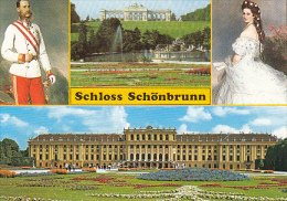 7992- VIENNA- SCHONBRUNN PALACE, , FOUNTAIN, GARDEN, SISSI EMPRESS AND FRANZ JOSEPH EMPEROR - Castello Di Schönbrunn