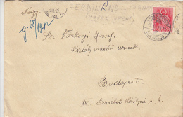 8009- SAINT STEPHEN, STAMP ON COVER, 1942, HUNGARY - Lettres & Documents