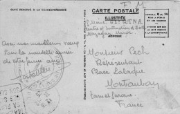 Carte En FM Du31/12/25 Cachet " 1er Régiment De Zouaves ..Mazagan " - Cartas & Documentos