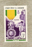 OCEANIE  : Centenaire De La Médaille Militaire Française  : Médaille Et Soldats - - Unused Stamps