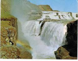 Islande - The Golden Waterfall In River Hvita South Western Iceland - Islande