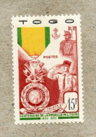 TOGO  : Centenaire De La Médaille Militaire Française  : Médaille Et Soldats - - Unused Stamps