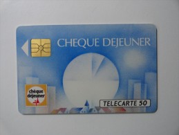 CHEQUE DEJEUNER USED CARD - Telefoonkaarten Voor Particulieren