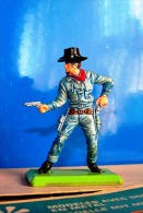 1 PERSONNAGE NEUF COW-BOY BRITAINS LTD DEETAIL MODELE AVEC SOCLE EN METAL ANNEE 1971 MADE IN ENGLAND DISMOUNTED INDIANS - Jugetes Antiguos