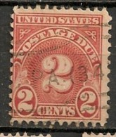 Timbres - Amérique - Etats-Unis - Taxe Sur Le Port - 2 Cents - - Franqueo