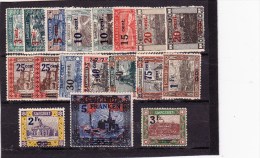 SARRE ...SERIE DE 1921 SURCHARGEE - Unused Stamps