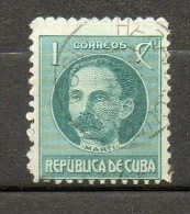 CUBA  J Marti 1917  N°175 - Used Stamps