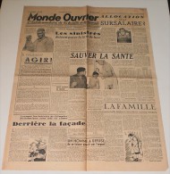 Le Monde Ouvrier Du 23 Juin 1945. - Français