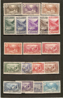 ANDORRE LOT DE TIMBRES NEUFS * ET O  ENTRE N° 62 ET N°92 QUI EST ** DE 1937 - Unused Stamps