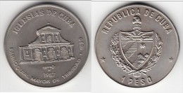 **** CUBA - 1 PESO 1987 - IGLESIAS DE CUBA **** EN ACHAT IMMEDIAT !!! - Kuba