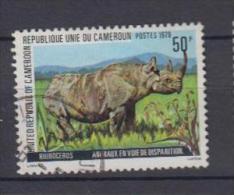 Cameroun YV 634 O 1979 Rhinocéros - Rhinoceros