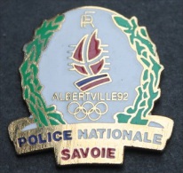 JEUX OLYMPIQUES ALBERTVILLE 92 - POLICE NATIONALE - SAVOIE - DORE -  (12) - Jeux Olympiques