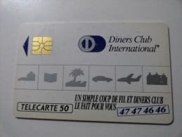 DINERS CLUB INTERNATIONAL USED CARD - Privées
