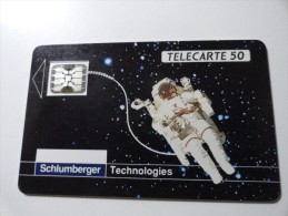 SCHLUMBERGER ASTRONAUTE PARTIALLY USED CARD REMAINS 18 UNITS - Privat