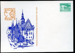 DDR PP18 C1/002 Privat-Postkarte RATHAUS BRESLAU Berlin 1984  NGK 4,00 € - Cartes Postales Privées - Neuves