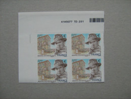 FRANCE 2009   No YT 340  **   JEAN MOULIN  BLOC DE 4 - Unused Stamps