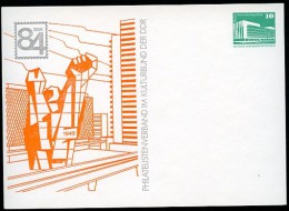 DDR PP18 C1/004 Privat-Postkarte THÄLMANNPLATZ HALLE 1984  NGK 3,00 € - Private Postcards - Mint