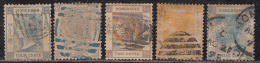 5v QV Used, Wmk CC, Hong Kong 1863 - Gebraucht