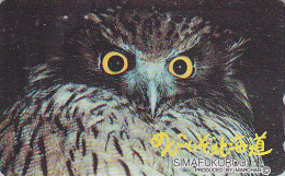 Télécarte Japon  - Oiseau HIBOU CHOUETTE - OWL Bird Japan Phonecard - EULE Vogel Telefonkarte - 3611 - Búhos, Lechuza