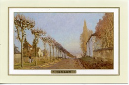Louveciennes : La Route Vue Du Chemin De Sèvres (1873) Alfred Sisley Musée D'Orsay (arts Peinture Tableaux) - Louveciennes