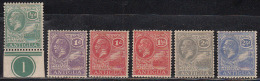 6v Antigua, 1c MNH Others MH, KG V Series, 1921 - 1858-1960 Crown Colony