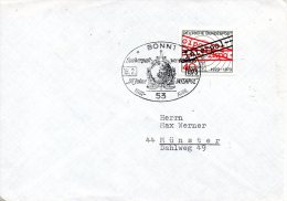 ALLEMAGNE. N°609 Sur Enveloppe 1er Jour (FDC) De 1973. Interpol. - Police - Gendarmerie