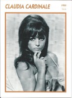 Claudia CARDINALE - Fiche Photo KOBALL COLLECTION - Otros