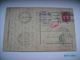 1916 SWEDEN STOCKHOLM TO  RUSSIA  FINLAND  VYBORG VIIPURI WIBORG VIA ABO TURKU  HELSINGFORS MILITARY CENSOR ,   0 - Storia Postale