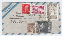 Argentina/Germany AIRMAIL COVER 1956 - Airmail