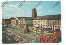 Karlsruhe Marktplatz Mit Rathaus Tramway - Karlsruhe